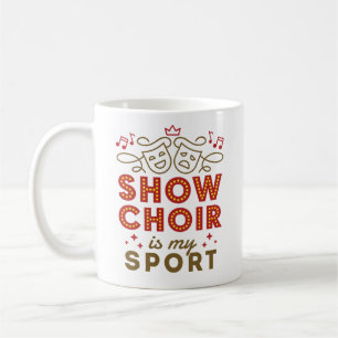 Mug Afficher la chorale est mon sport