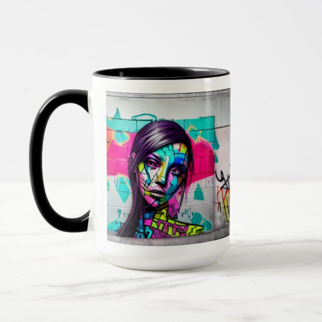 Mug Afficher les couleurs True | Graffiti Ai Généré (Gauche)