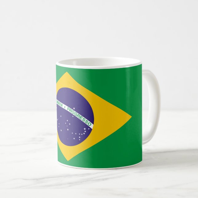 Mug Afficher vos couleurs - Brésil (Devant droit)