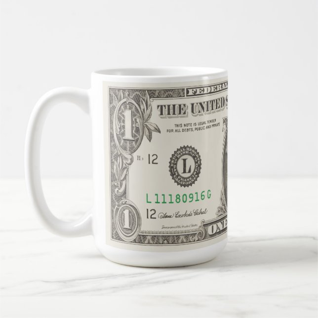 Mug Afficher vos couleurs - Dollar US (Gauche)