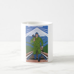 Mug Affiches de propagande d'Union Soviétique de