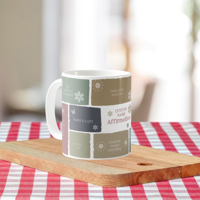 Mug Affirmation Boho Et Citation Inspirationnelle Flor (Créateur téléchargé)