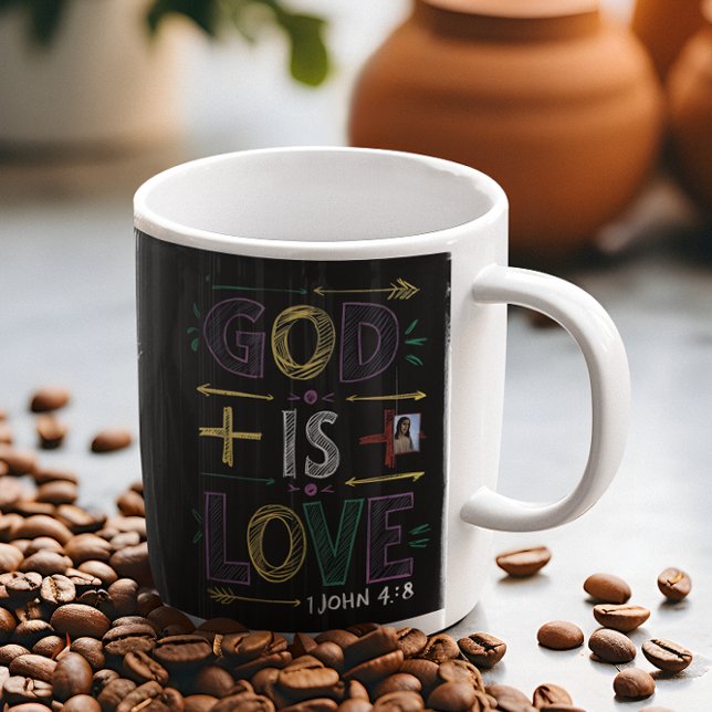 Mug Affirmation divine : Dieu est amour (Créateur téléchargé)