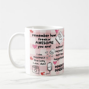 Mug Affirmation positive Licence Pratique Infirmière M