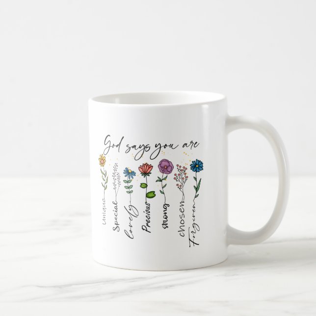 Mug Affirmations de Dieu (Droite)