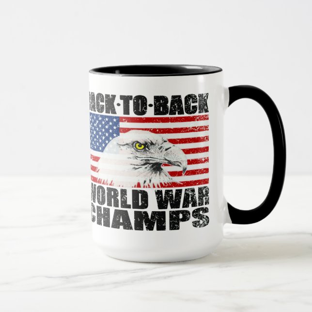 Mug Affligé de nouveau aux champions arrières de (Droite)