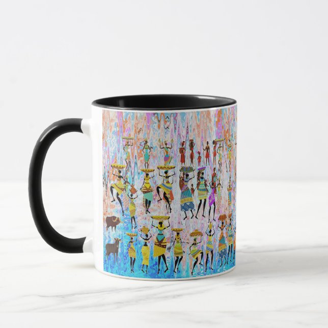 Mug African Village (Gauche)