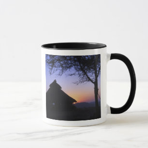 Mug Afrique, Éthiopie, région du fleuve Omo, coucher d