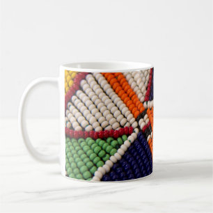 Mug Afrique, Kenya. Perles Tribales Maasai