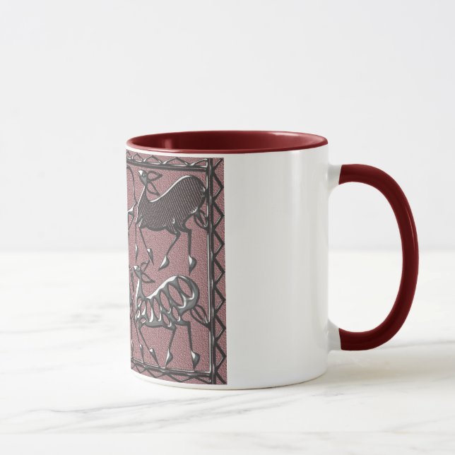 Mug Afrique noire sur violet (Droite)