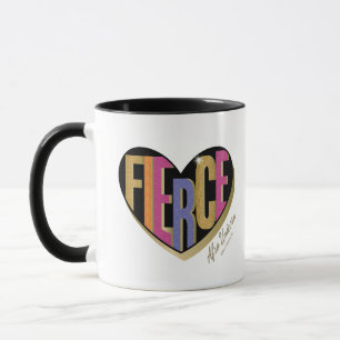 Mug Afro Unicorn Fierce Heart Design
