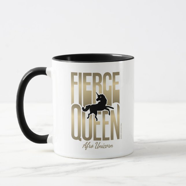 Mug Afro Unicorn Fierce Queen (Gauche)