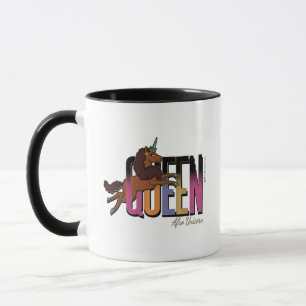 Mug Afro Unicorn Queen Design