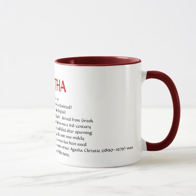 MUG AGATHA (Droite)