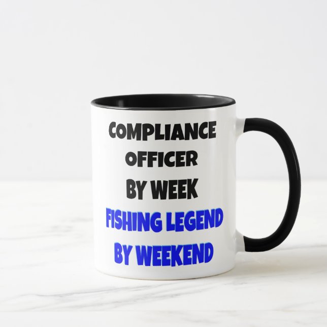 Mug Agent de conformité Légende de pêche (Droite)