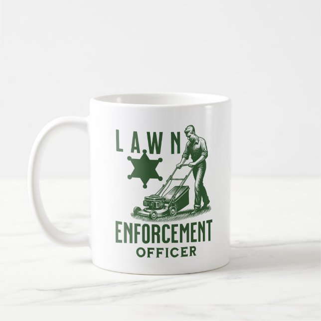 Mug Agent de l'application de la pelouse Jardin de ton (Gauche)