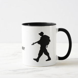 Mug Agent de patrouille frontalière des États-Unis Sil