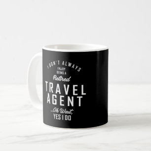 Mug Agent de voyage Travail Titre du travail Cadeau