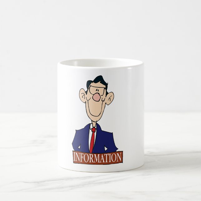 Mug Agent d'information Commis professionnel (Créateur téléchargé)