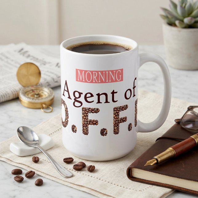 Mug Agent du matin de C.O.F.F.E.E (Créateur téléchargé)