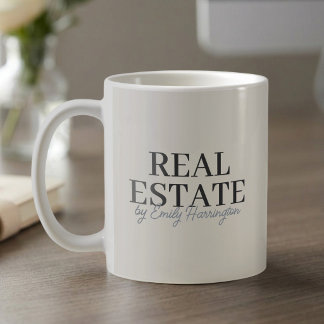 Mug Agent immobilier neutre moderne