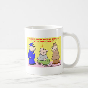 Mug agent littéraire criminel