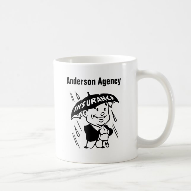 Mug Agent ou organisme d'assurance Personnaliser (Droite)