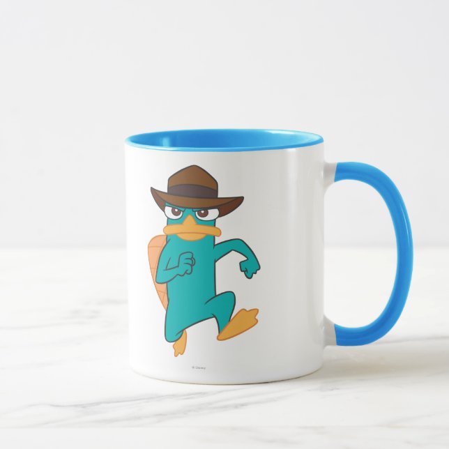 Mug Agent P en cours d'exécution (Droite)