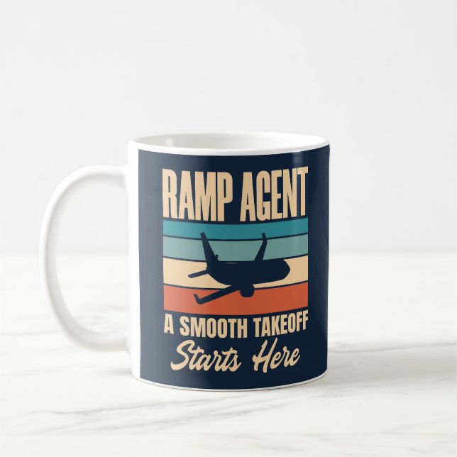 Mug Agent Ramp Un Décollage En Douceur Commence Ici (Gauche)