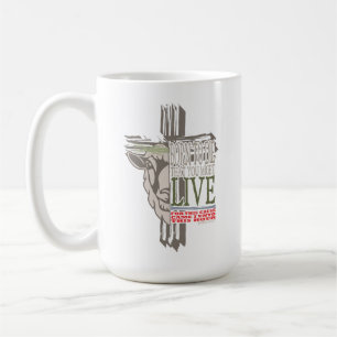 Mug Agneau Sacrificiel Croix Ombre 3D Né À Mort