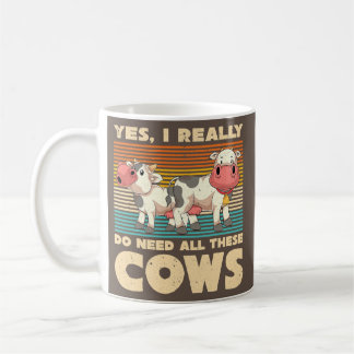 Mug Agriculture Cow Lover Amusant Fermier Fermier Anim