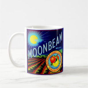 Mug agrume de marque de Moonbeam d'étiquette de caiss