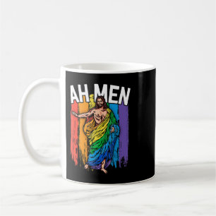 Mug Ah Men Gay Jesus Shirt Funny LGBTQ Shirts Gifts Ra