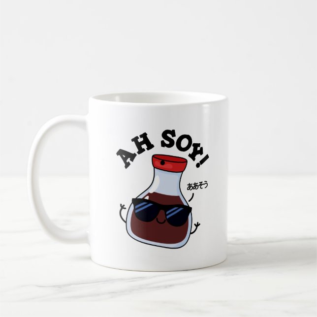 Mug Ah Soy Funny Soy Sauce Pun (Gauche)