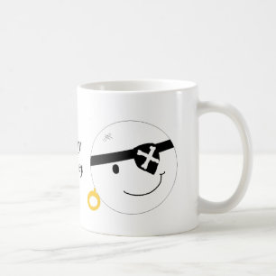 Mug Ahoy Matey Pirate Face