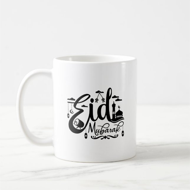 Mug Aïd Moubarak typographie de la musique (Gauche)
