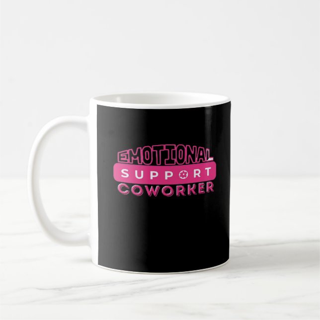 Mug Aide émotionnelle Coworker rose Fleur essentielle (Gauche)