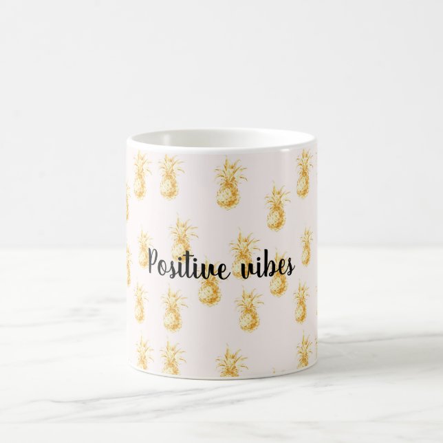 Mug Aigenilles tropicales Blush Gold (Centre)