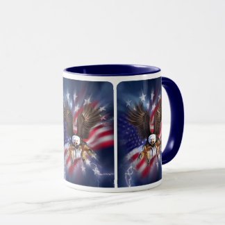 Mug Aigle à drapeau américain