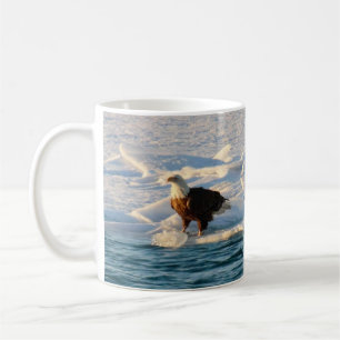 Mug Aigle à tête blanche sur glace