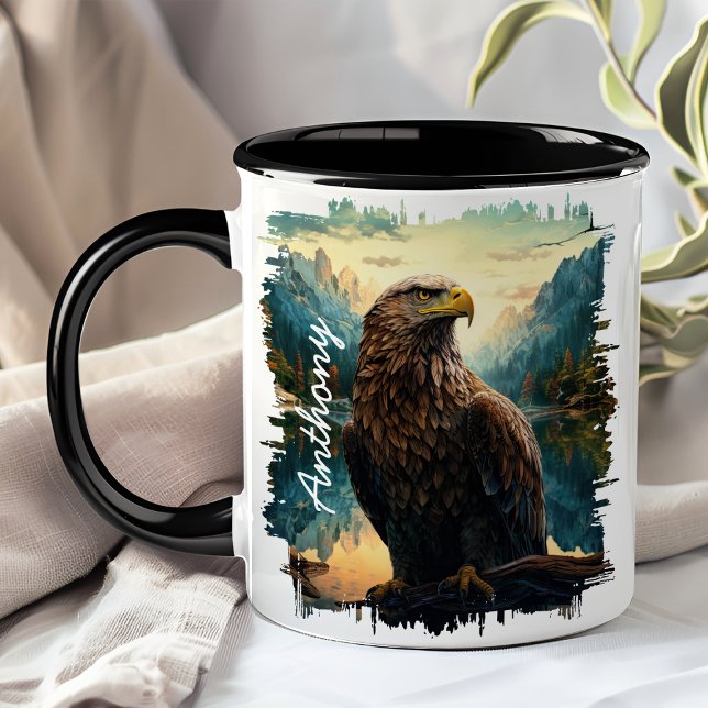 Mug Aigle en montagne sauvage (Créateur téléchargé)