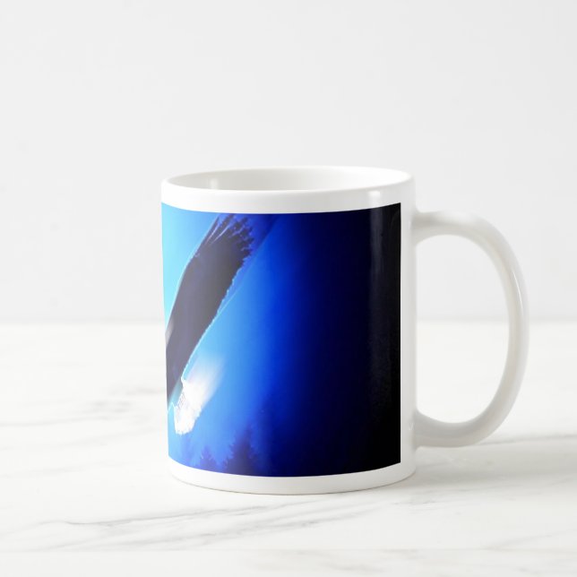 Mug Aigle en vol et Pleine lune (Droite)