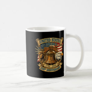 Mug Aigle patriotique et drapeau 250 ans américain 4 j