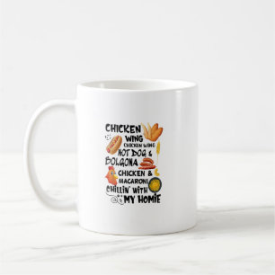 Mug Aile de poulet cuite Aile de poulet Aile de chien 