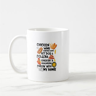 Mug Aile de poulet cuite Aile de poulet Aile de chien 
