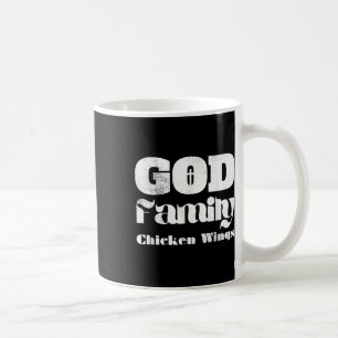 Mug Ailes de poulet Dieu Famille Chrétien Jésus Croire