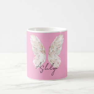Mug Ailes poilues rose