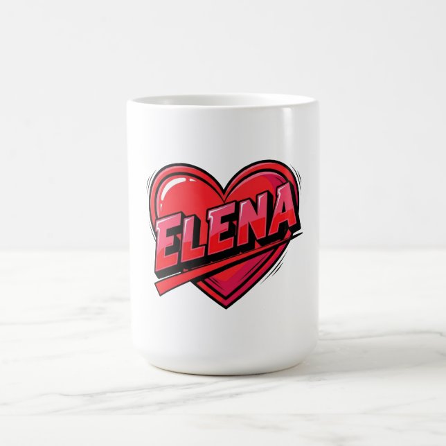 Mug Aime Elena (Centre)