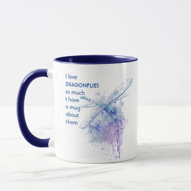 Mug Aimer DRAGONFLITS tellement je tellement de citati (Gauche)