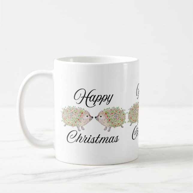 Mug Aimer Hedghogs Noël (Gauche)